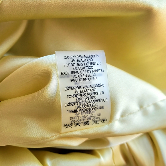 Elie Tahari Gold Pleated Sheath Midi Dress - Picture 8 of 10